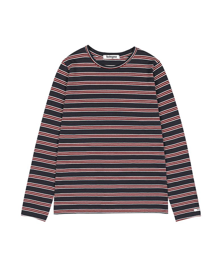Brenda Stripe T-shirts Gray