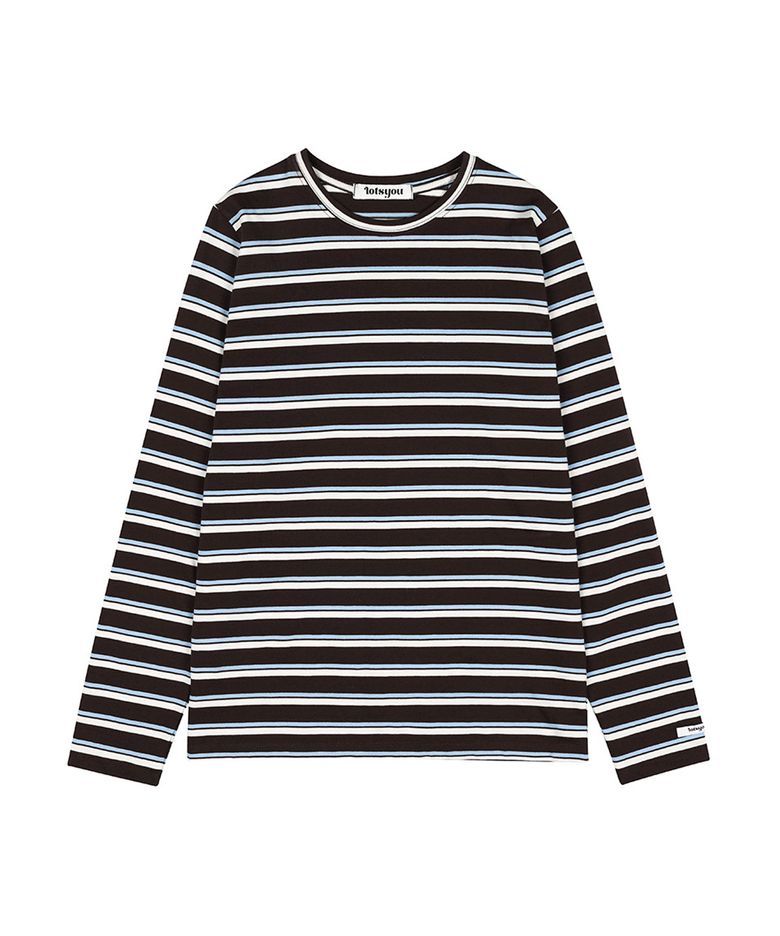 Brenda Stripe T-shirts Brown
