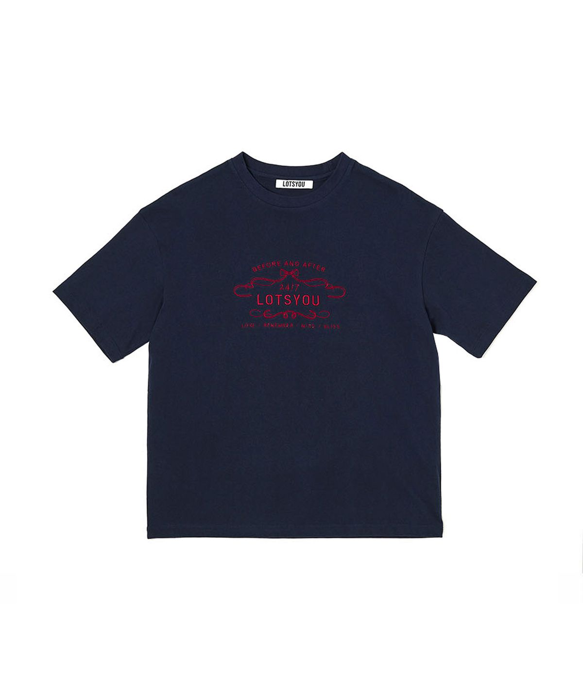 라츠유(LOTSYOU) LOTSYOU_Nostalgia T-shirt Navy