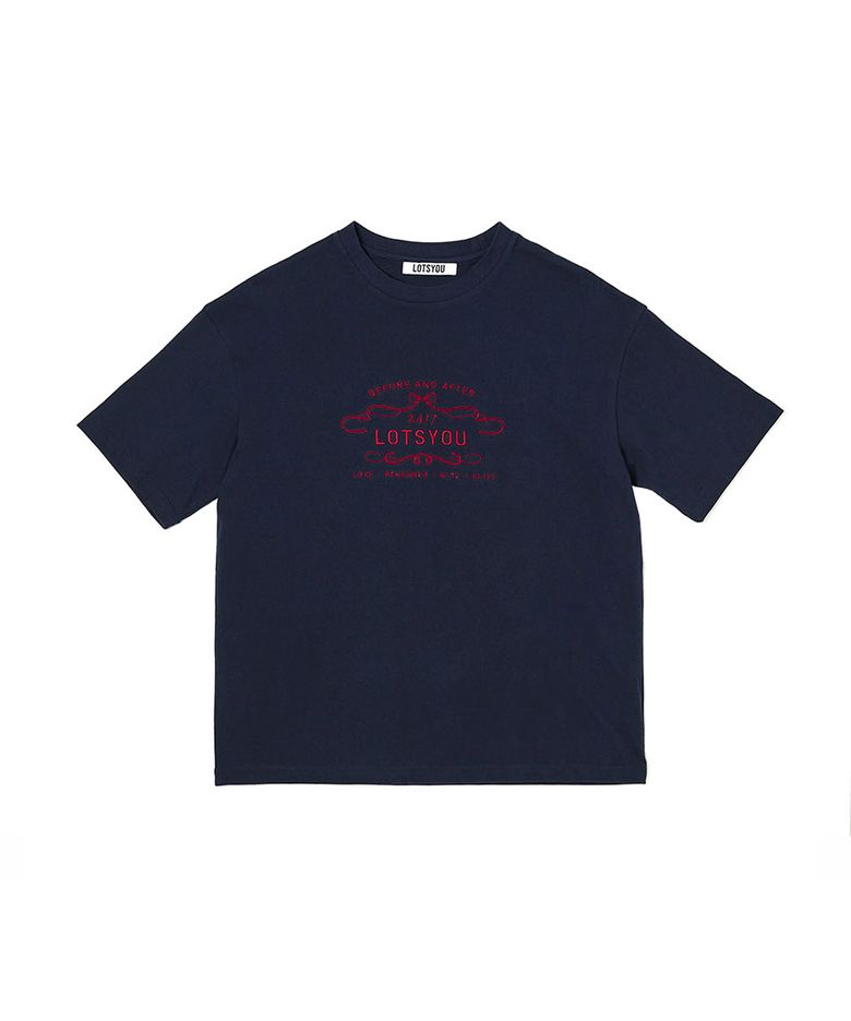 LOTSYOU_Nostalgia T-shirt Navy
