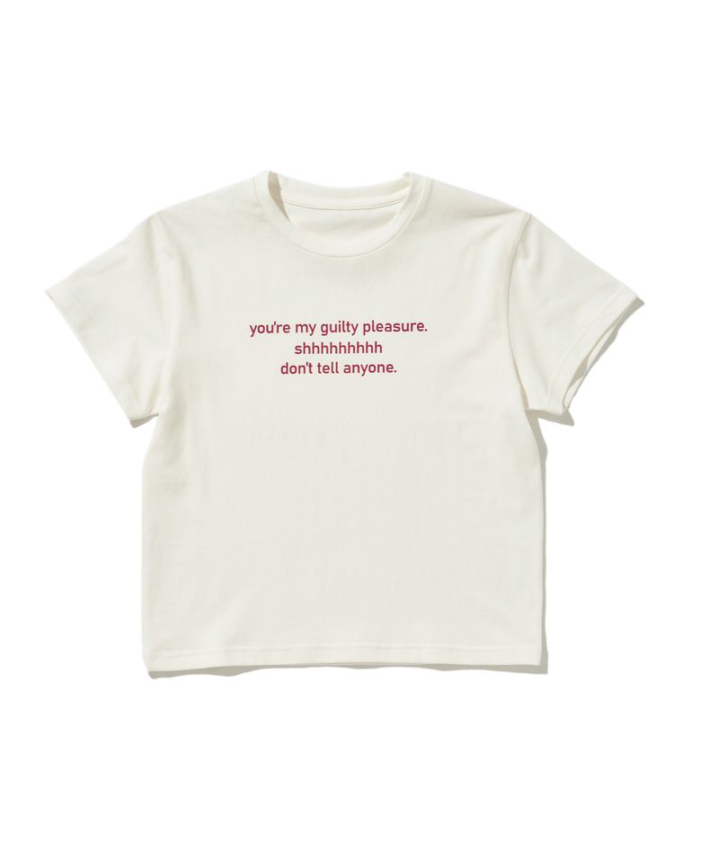 LOTSYOU_Guilty Pleasure Baby T-shirt Ivory