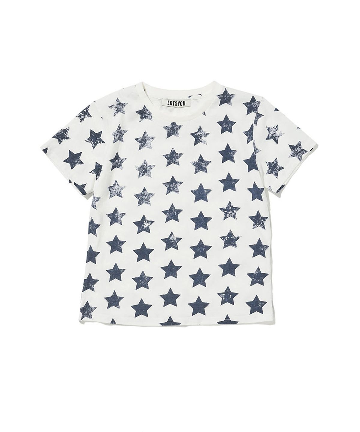 라츠유(LOTSYOU) LOTSYOU_Bella vintage star tee White