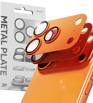 [폰꾸템/2개입] 빛번짐 차단 후면 카메라 렌즈 메탈 플레이트 풀커버 강화유리 보호필름