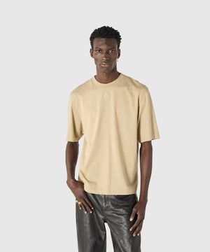 (M) 문 로고 저지 숏슬리브 크루넥 티셔츠 토프 MOON LOGO JERSEY SS CREWNECK T-SHIRT BG40 TAUPE