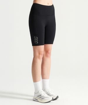 코어 플렉스 포켓 우먼 레깅스 5부 러닝 쇼츠 블랙