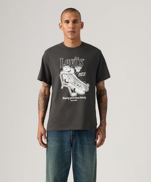 릴렉스드 숏 슬리브 그래픽 티셔츠_16143-2461