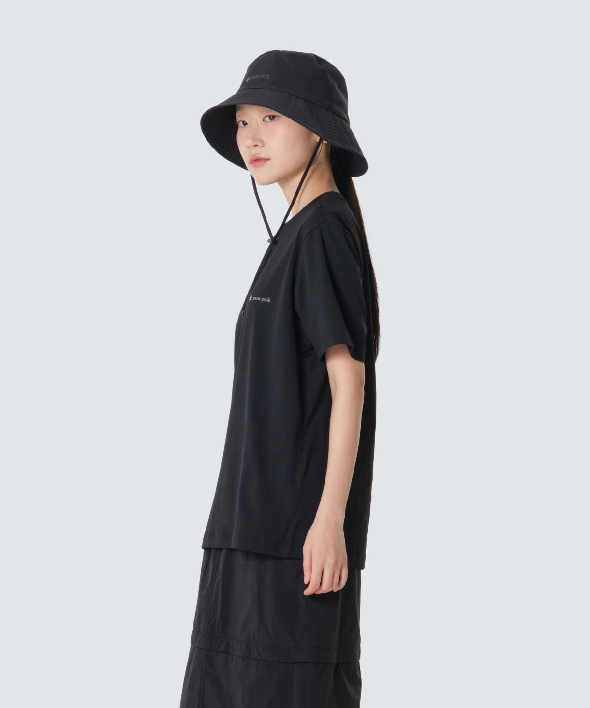 스노우피크 어패럴(SNOWPEAK APPAREL) 퀵드라이 베이직 반팔 티셔츠 (S26MUTTS12) Black