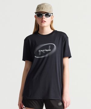 에어로 글라이드 리플렉티브 숏 슬리브 러닝 반팔 W 블랙