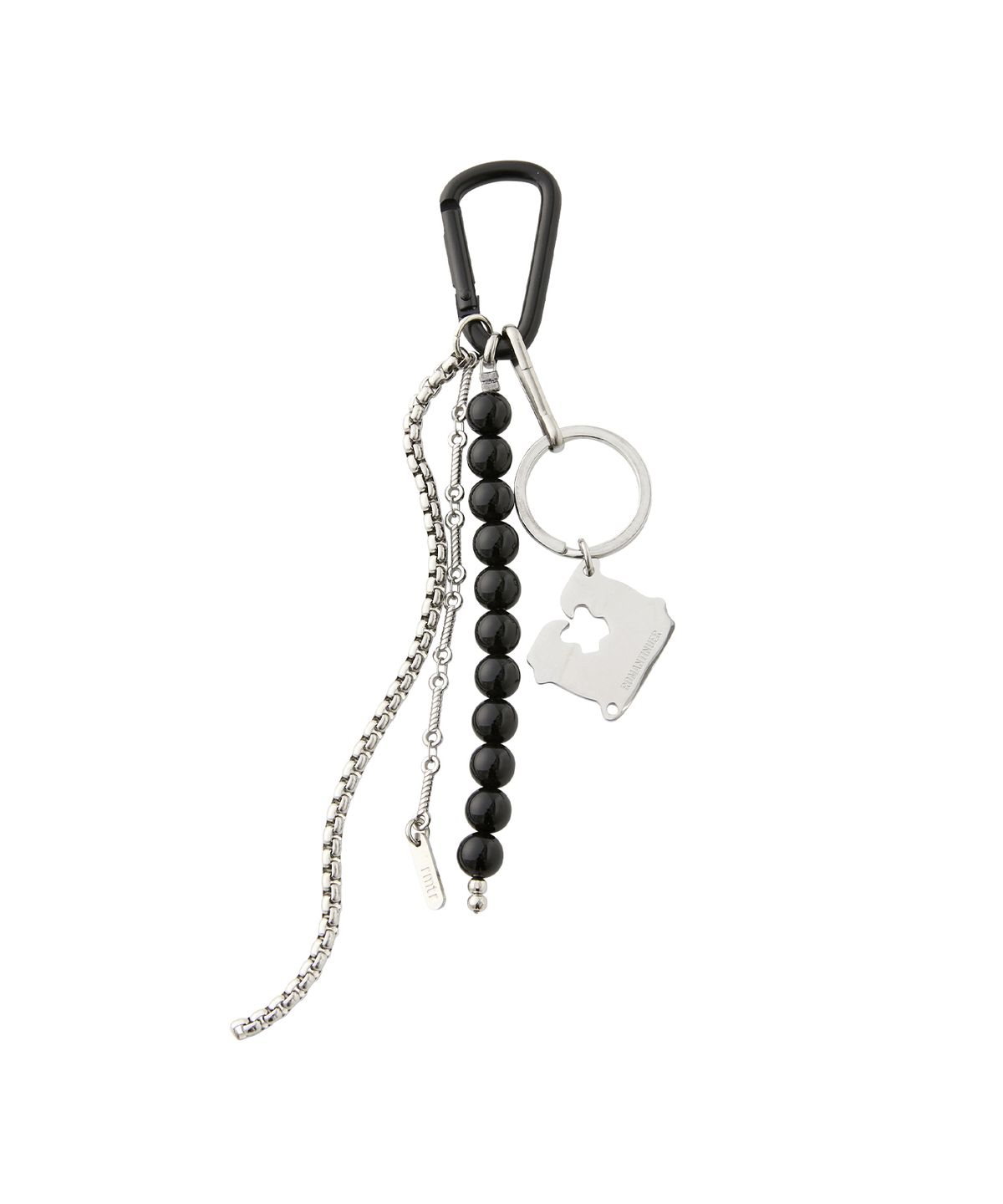 로맨티누어(ROMANTINUER) SN.218 Carabiner Bead Chain Keyring