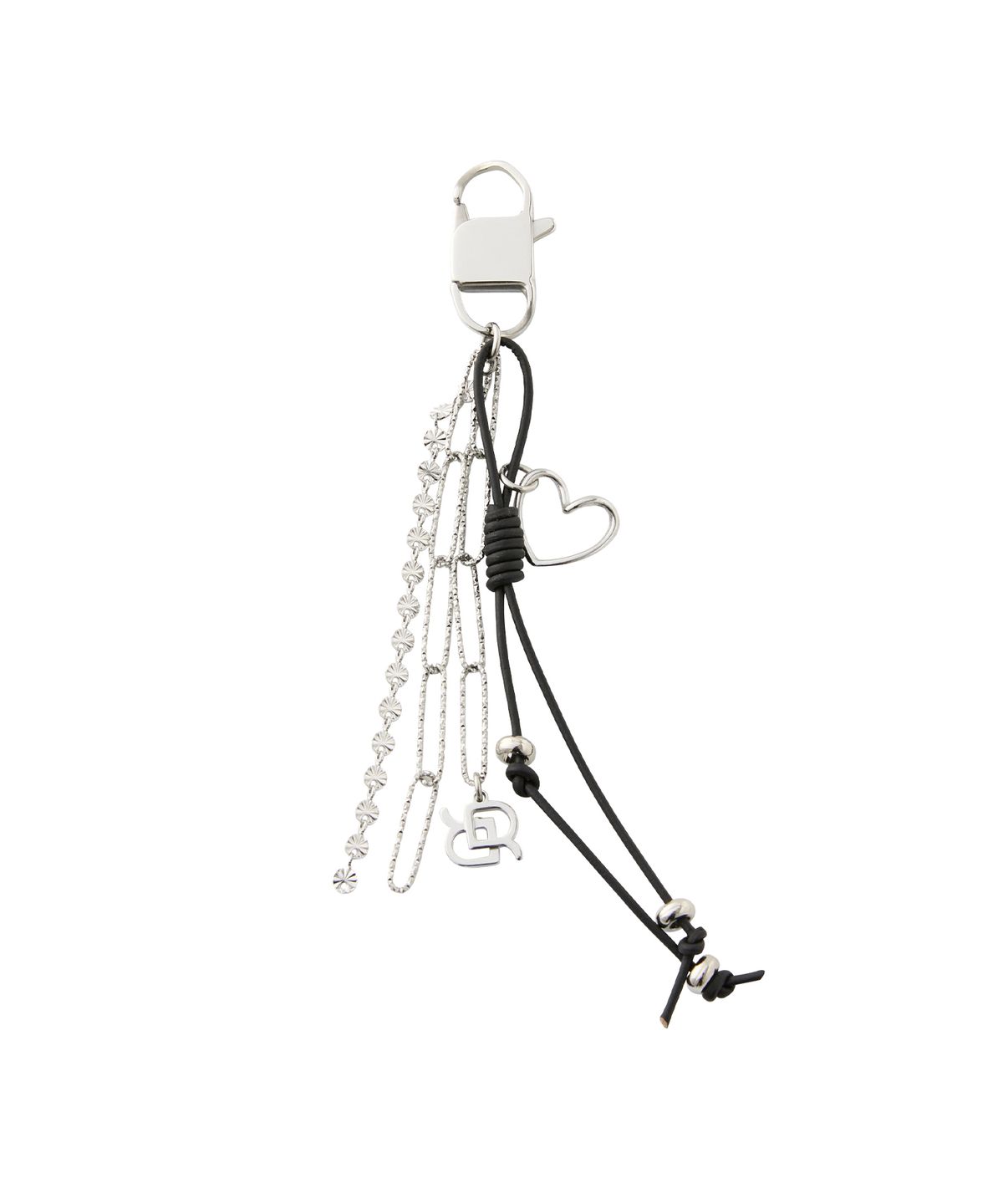 로맨티누어(ROMANTINUER) SN.217 Heart Charm Leather Keyring