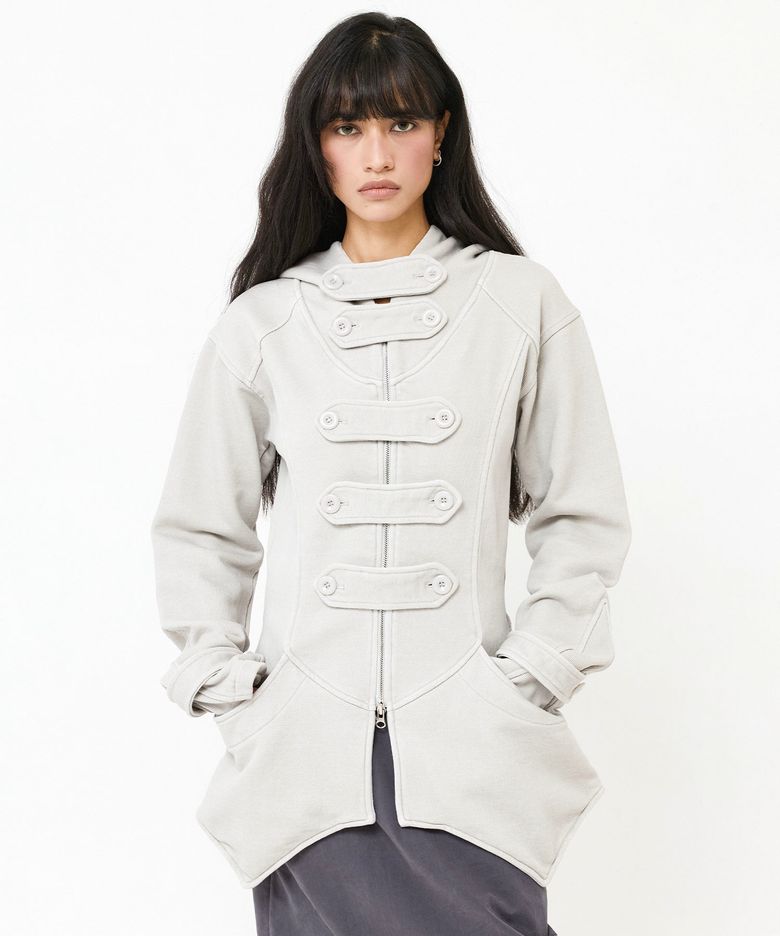 ARMOR TAB HOODED JACKET OATMEAL