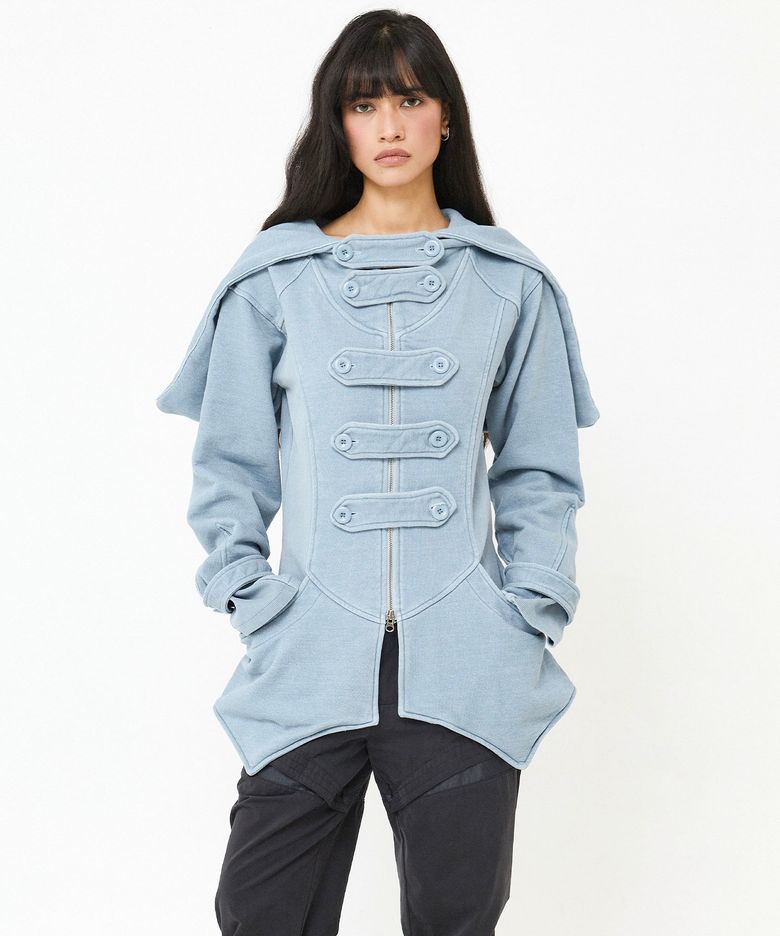 ARMOR TAB HOODED JACKET LIGHT BLUE