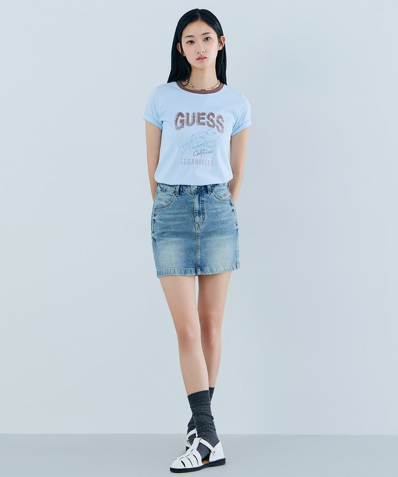 1color LBL 데님 미니스커트 OQ2D5910