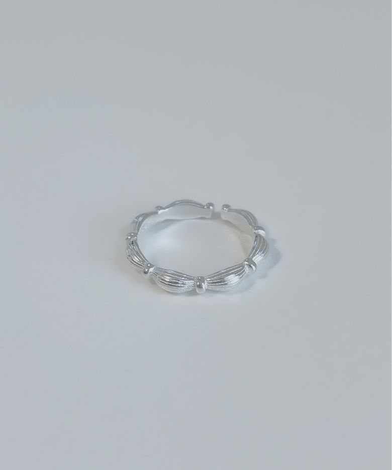 [925 silver] 새틴 타이백링