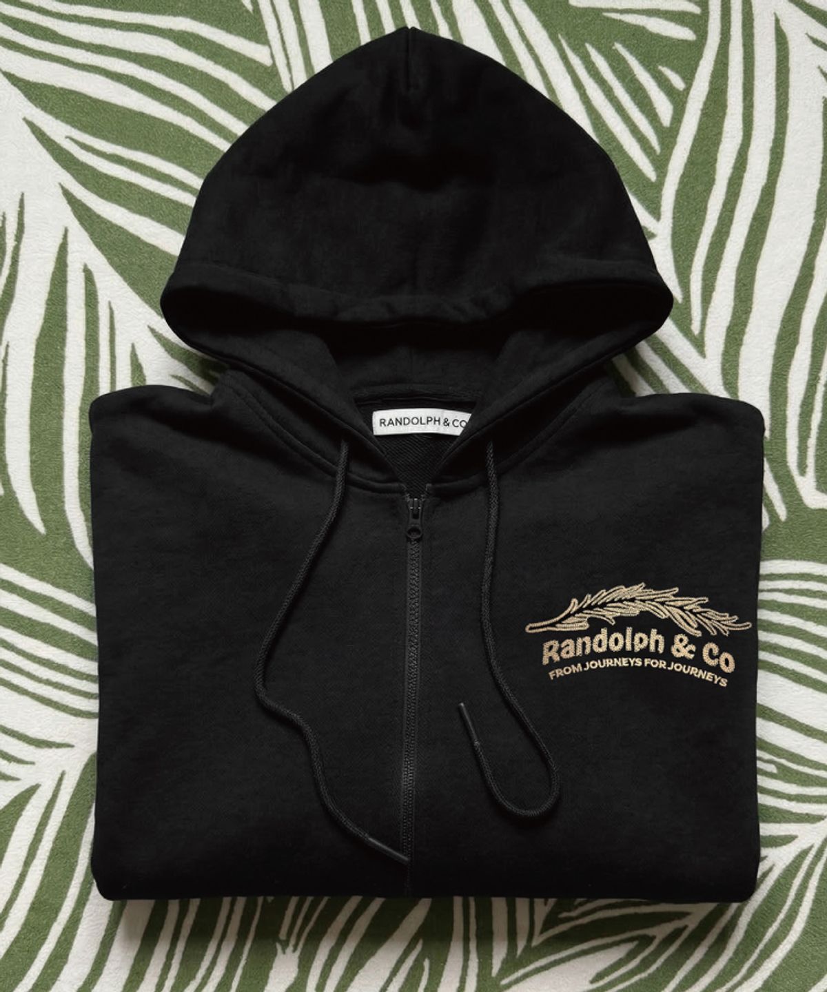 랜돌프앤코(RANDOLPH&CO) Bough Hood Zip-up_Black