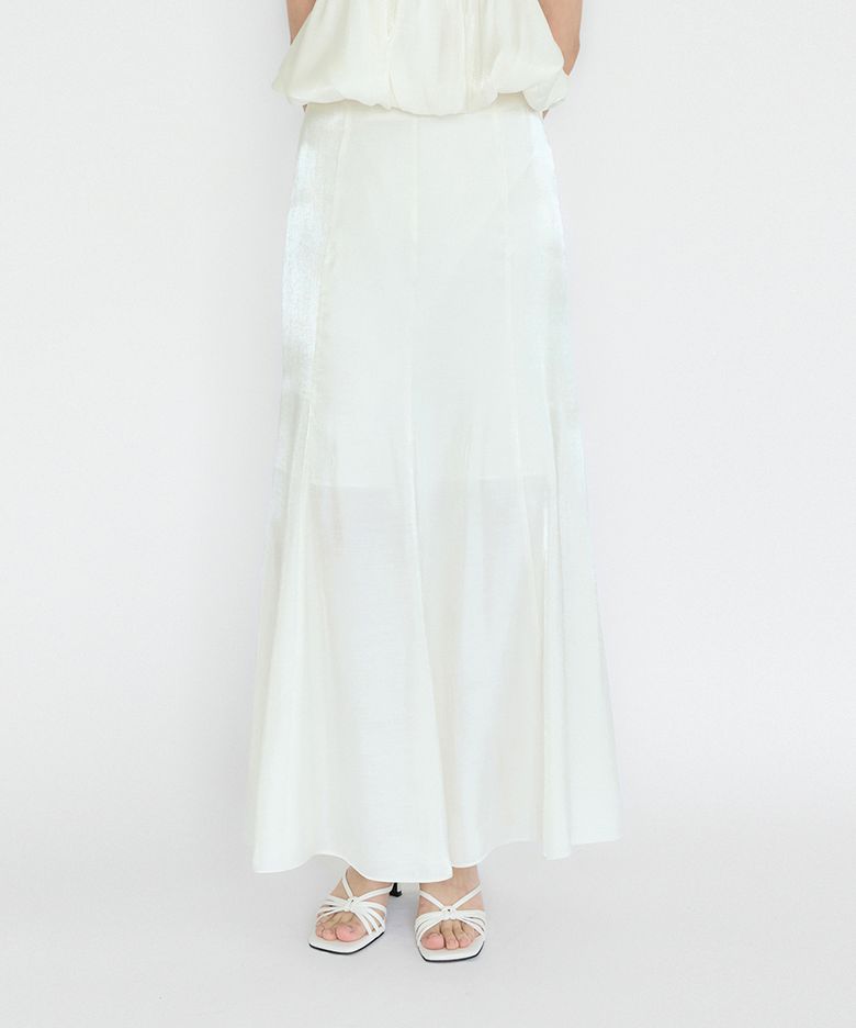 Florence Flare Maxi Skirt(Cream)