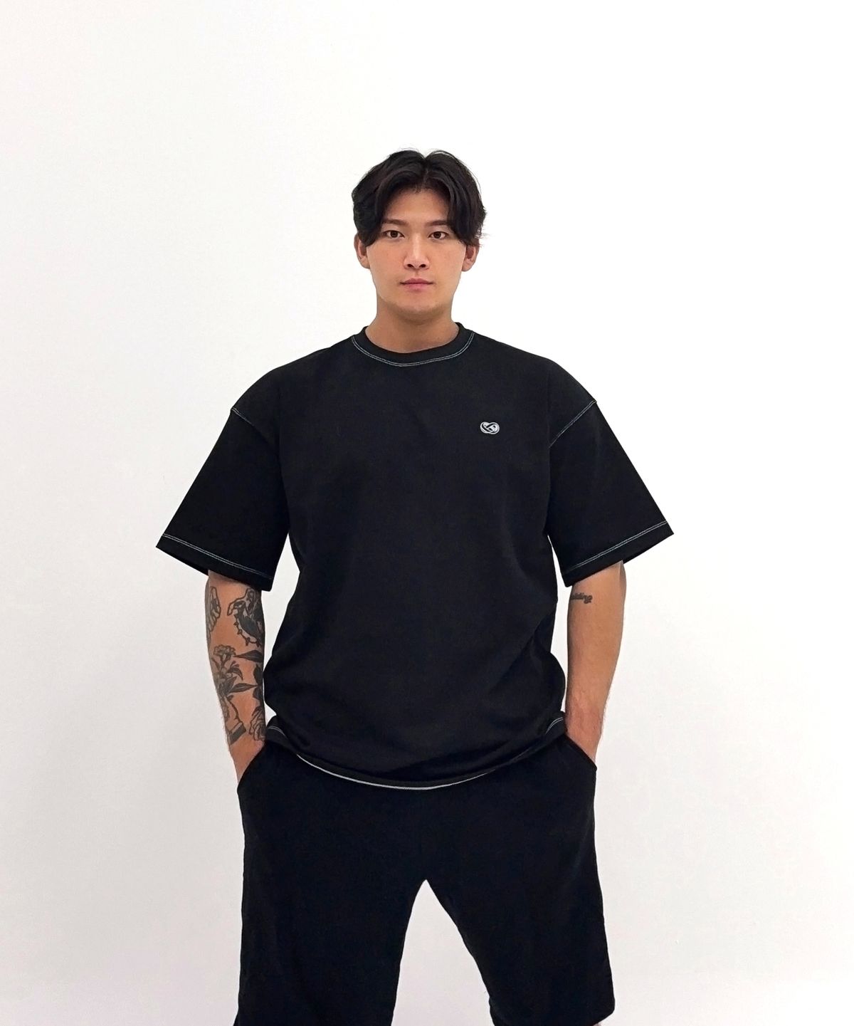 바벨웍스(BARBELLWORKS) 고중량 실배색 오버핏