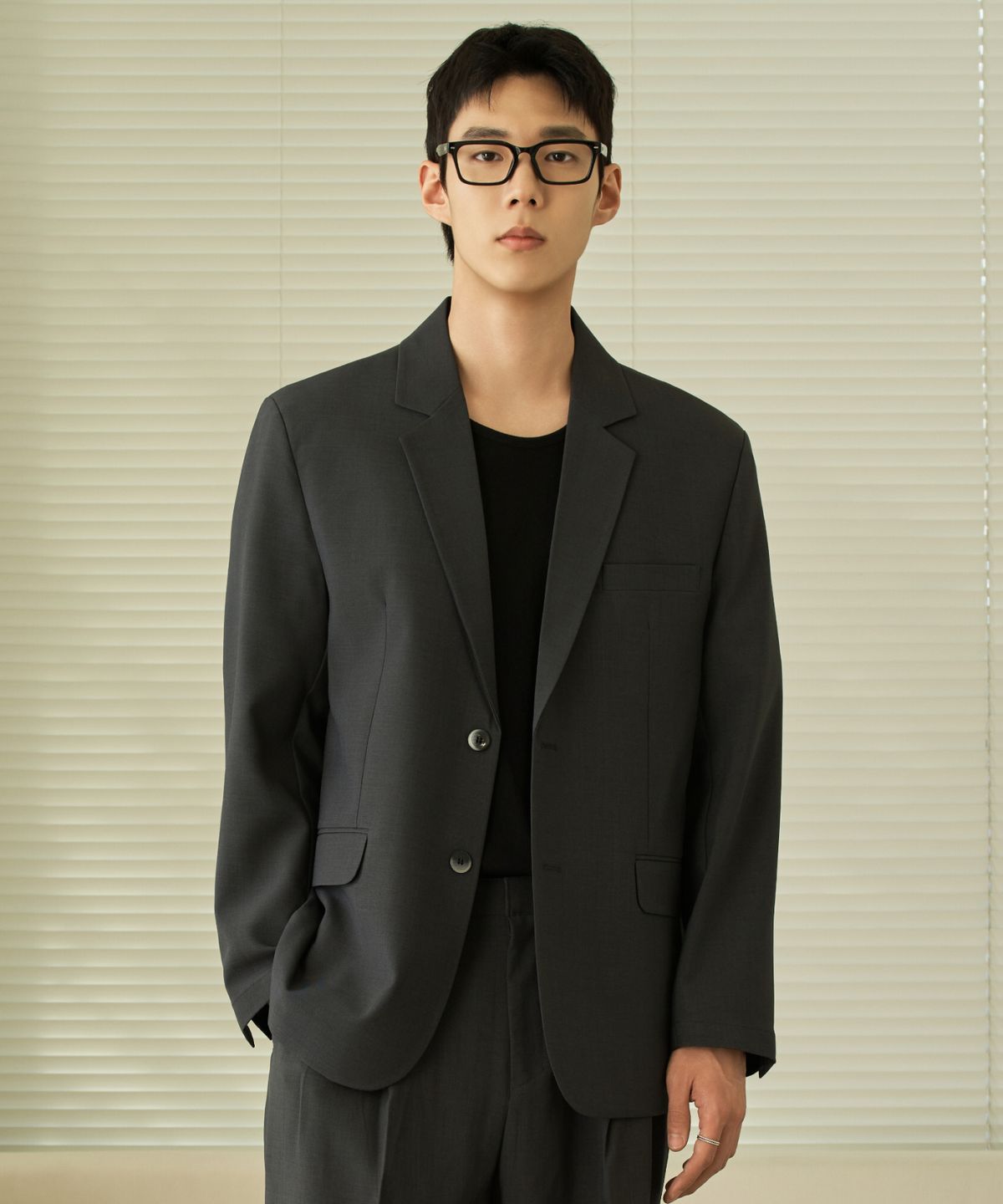 효지(HYOJI) SS 워셔블 레귤러 핏 블레이저 (S01-5컬러)