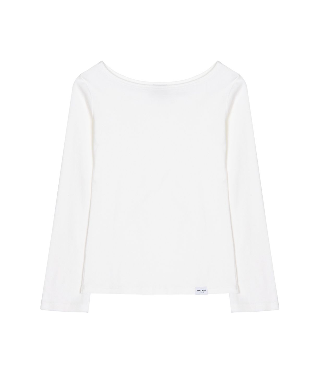베스티리아(VESTIRYA) Essential Slim Long Sleeve White