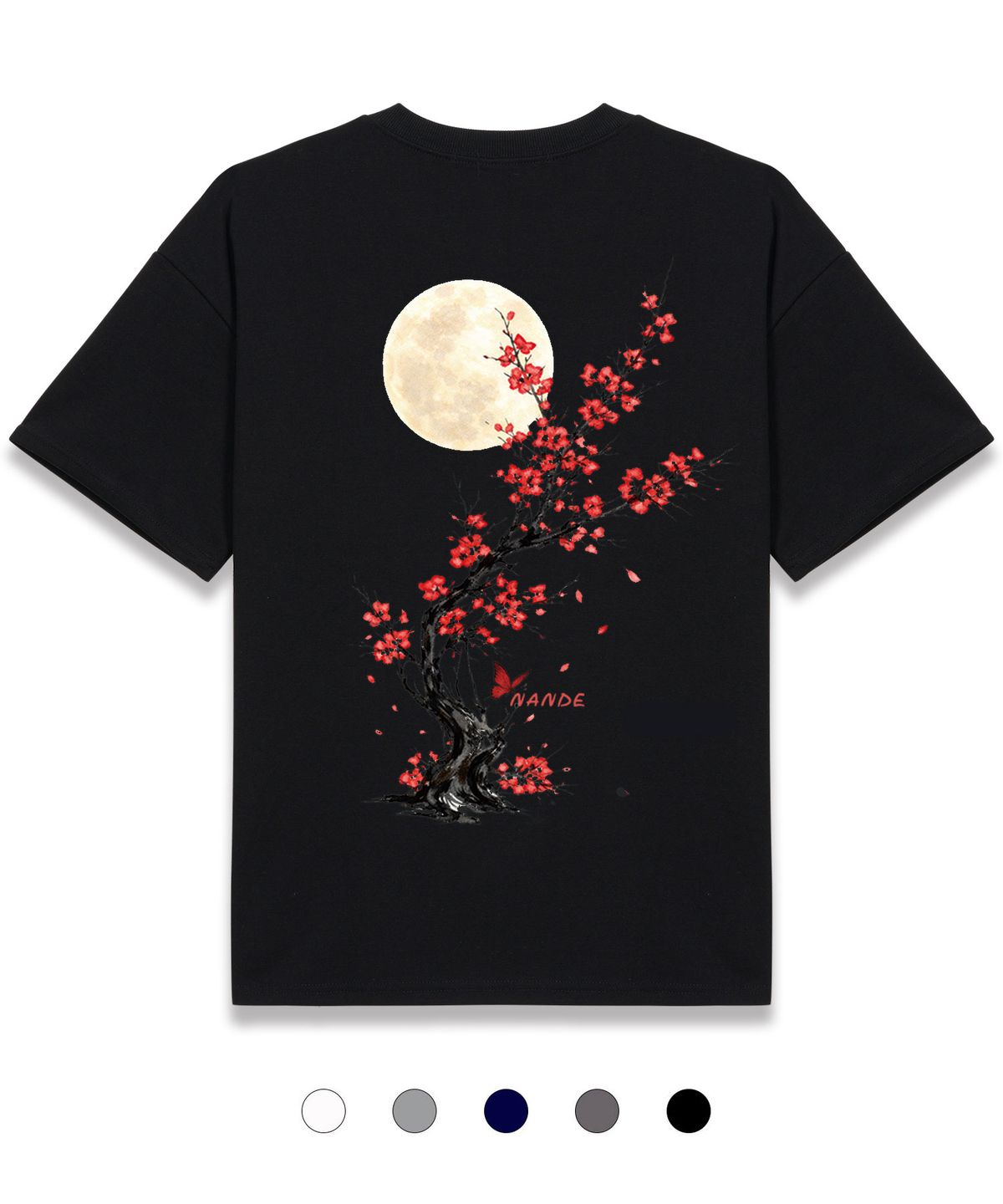 난데(NANDE) MF 오버핏 프린팅 그래픽 반팔 티셔츠 5color