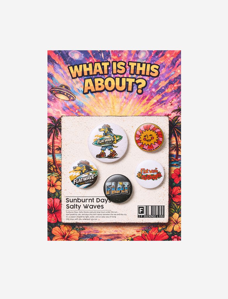 Sunbrunt Pin Badge Set Normal