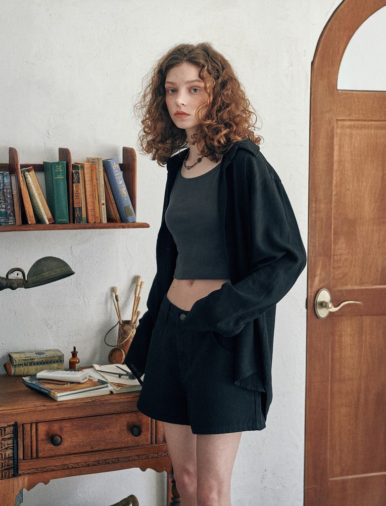 Loen Linen Longsleeve Shirt Black