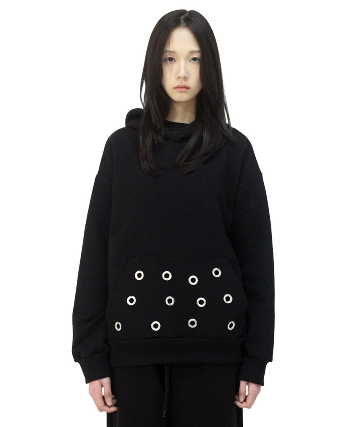 언어더컬러(ANOTHER COLOR) Unisex Eyelet Hoodie