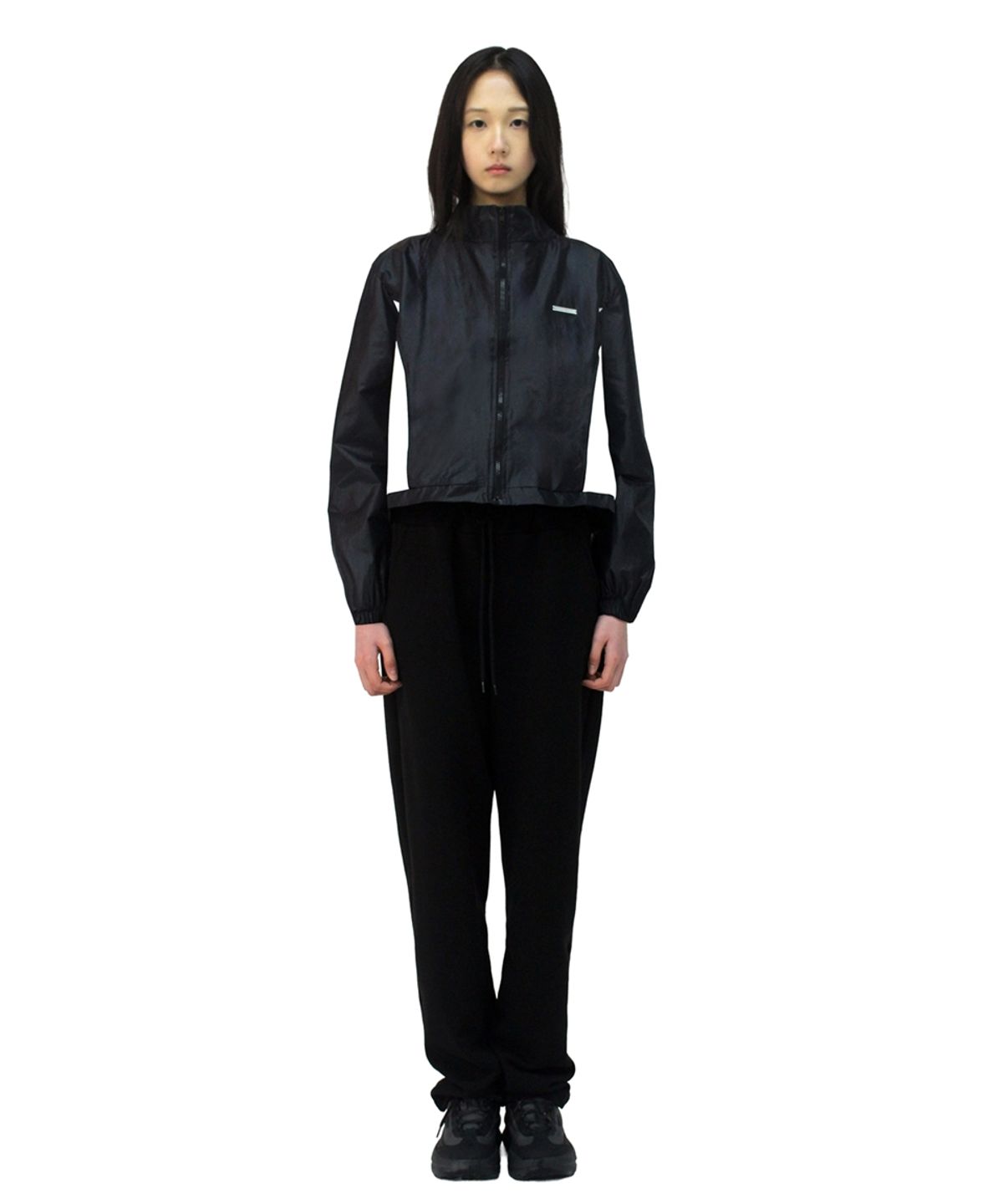 언어더컬러(ANOTHER COLOR) Women Basic Windbreaker ( BLACK )