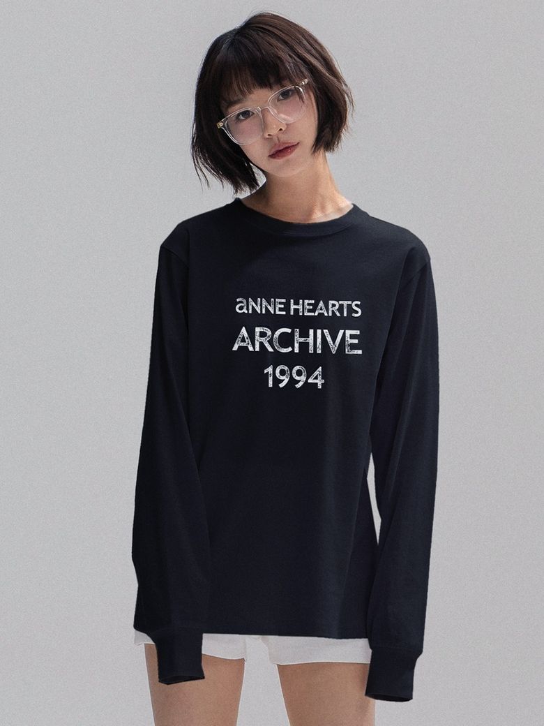 Vintage Letter Archive Sleeve_BLACK