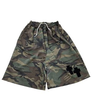 Cross Camouflage Bermuda Shorts ((multi))