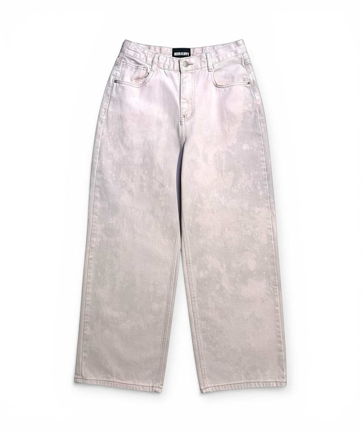 본슬리피(BORN SLIPPY) Chemical Drift Wide Pants (Strawberry Milk Shake)