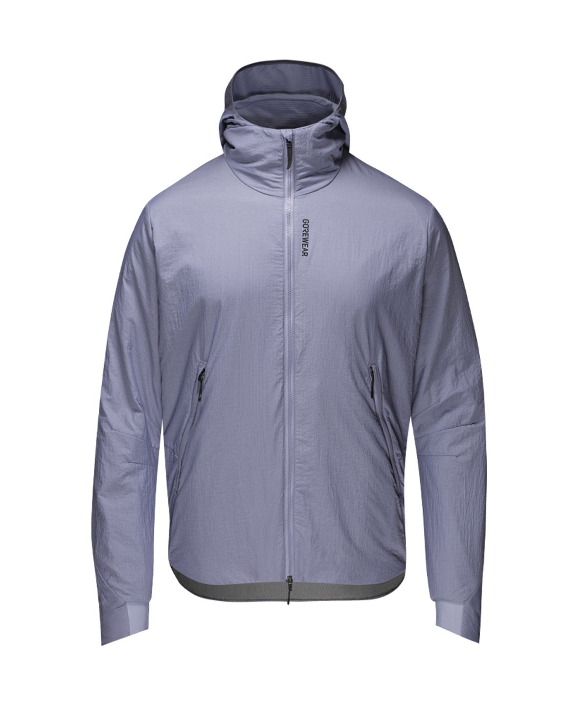 고어웨어(GOREWEAR) 컨커브 윈드스토퍼 ePE 인슐레이티드 후드 자켓 - 아머씨스트 그레이 (남성용) 방풍 보온 아우터