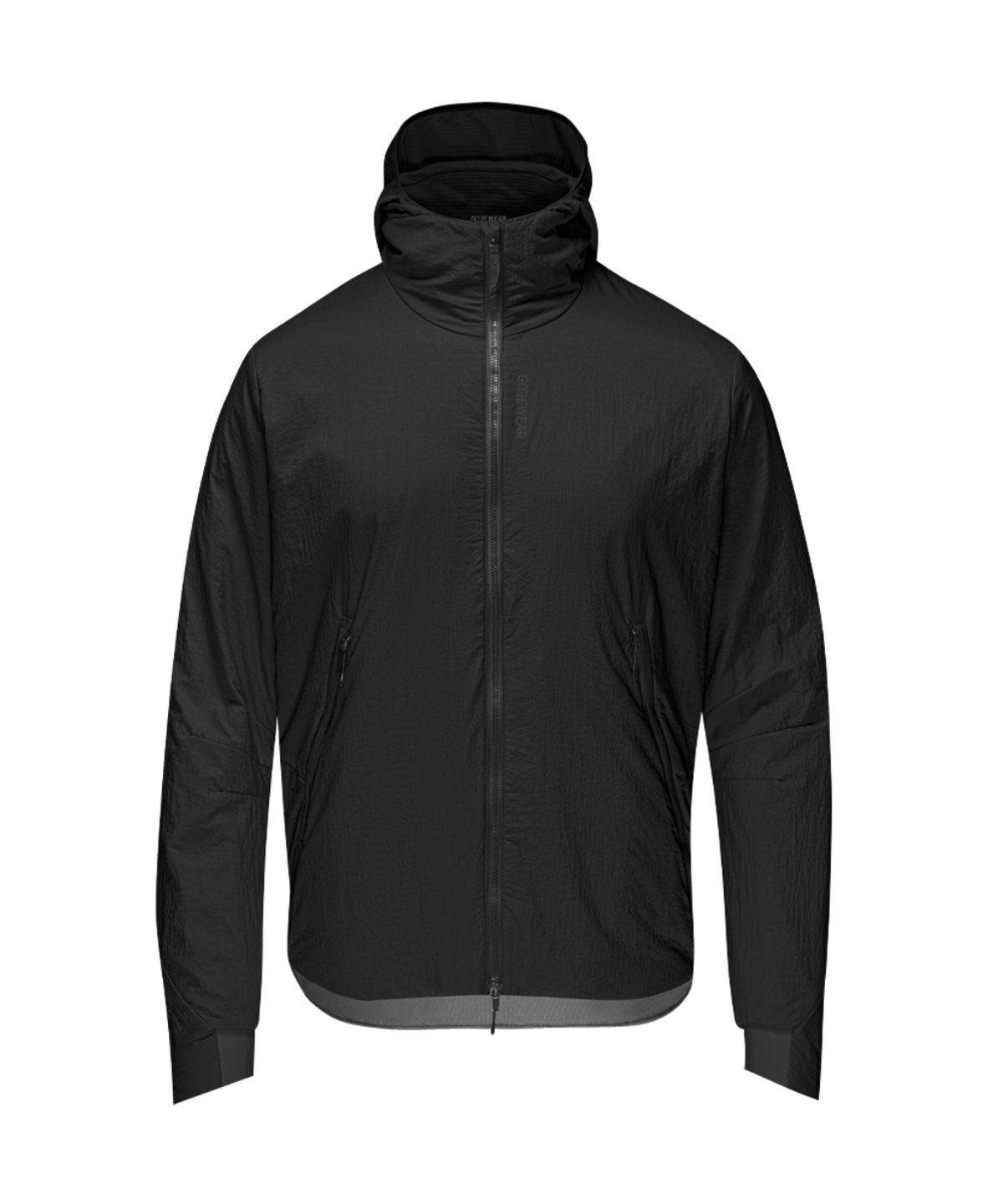 고어웨어(GOREWEAR) 컨커브 윈드스토퍼 ePE 인슐레이티드 후드 자켓 - 블랙 (남성용) 방풍 보온 아우터