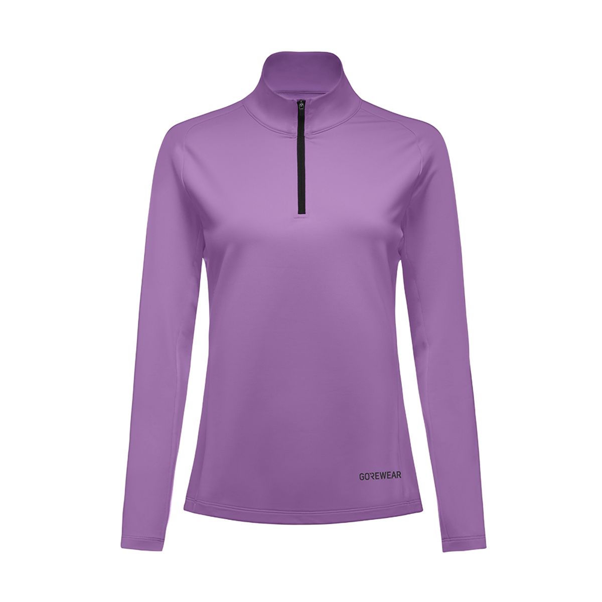 고어웨어(GOREWEAR) 에브리데이 미드 1/4 집업 우먼 - 스크럽 퍼플 (여성용) 터틀넥