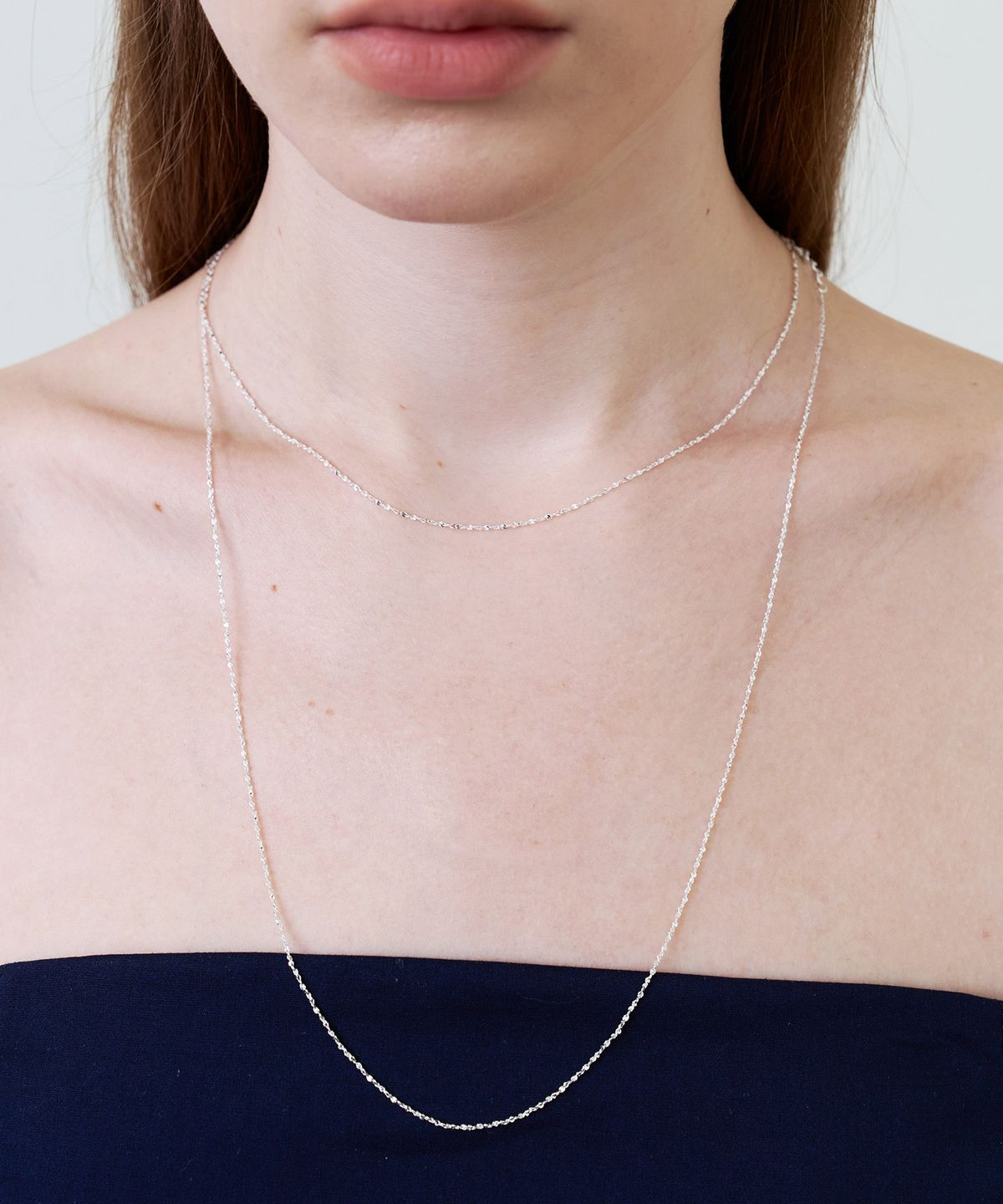 티오유(TOU) AL016 AFTER LAYERED NECKLACE (2TYPES)