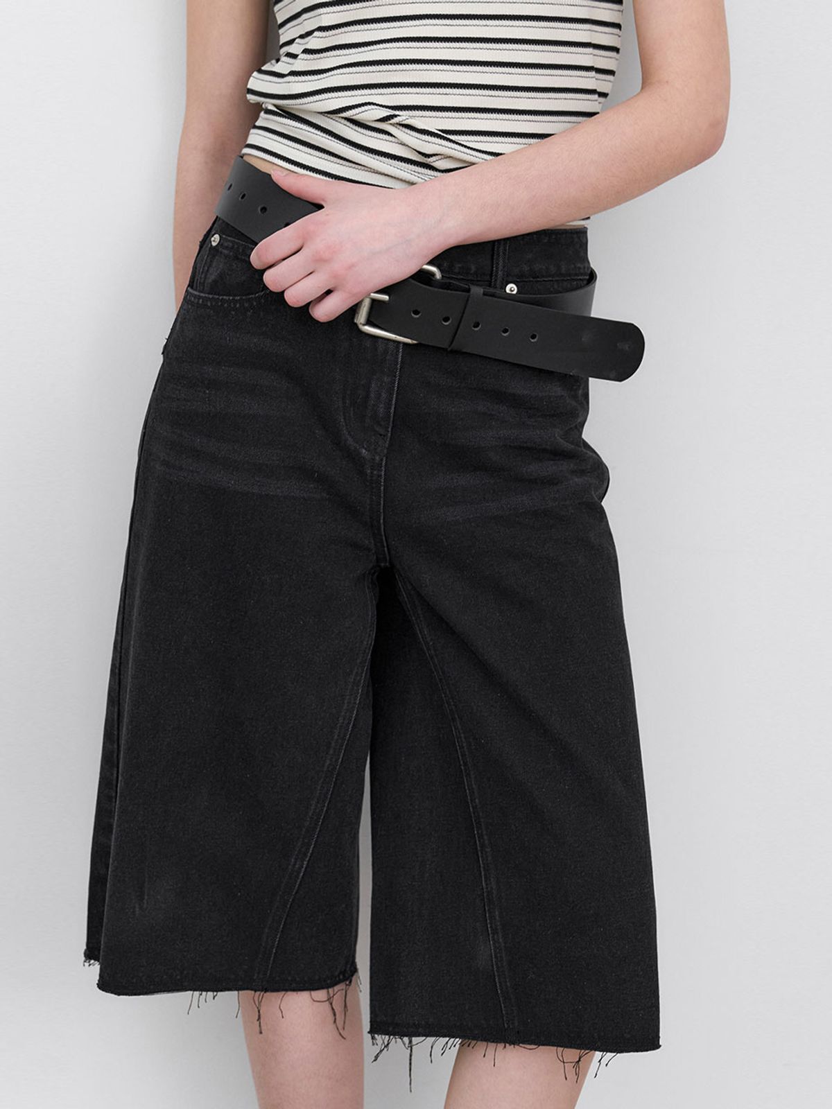 아틀리에 나인(ATELIER NAIN) BERMUDA DENIM PANTS (PT-5770)