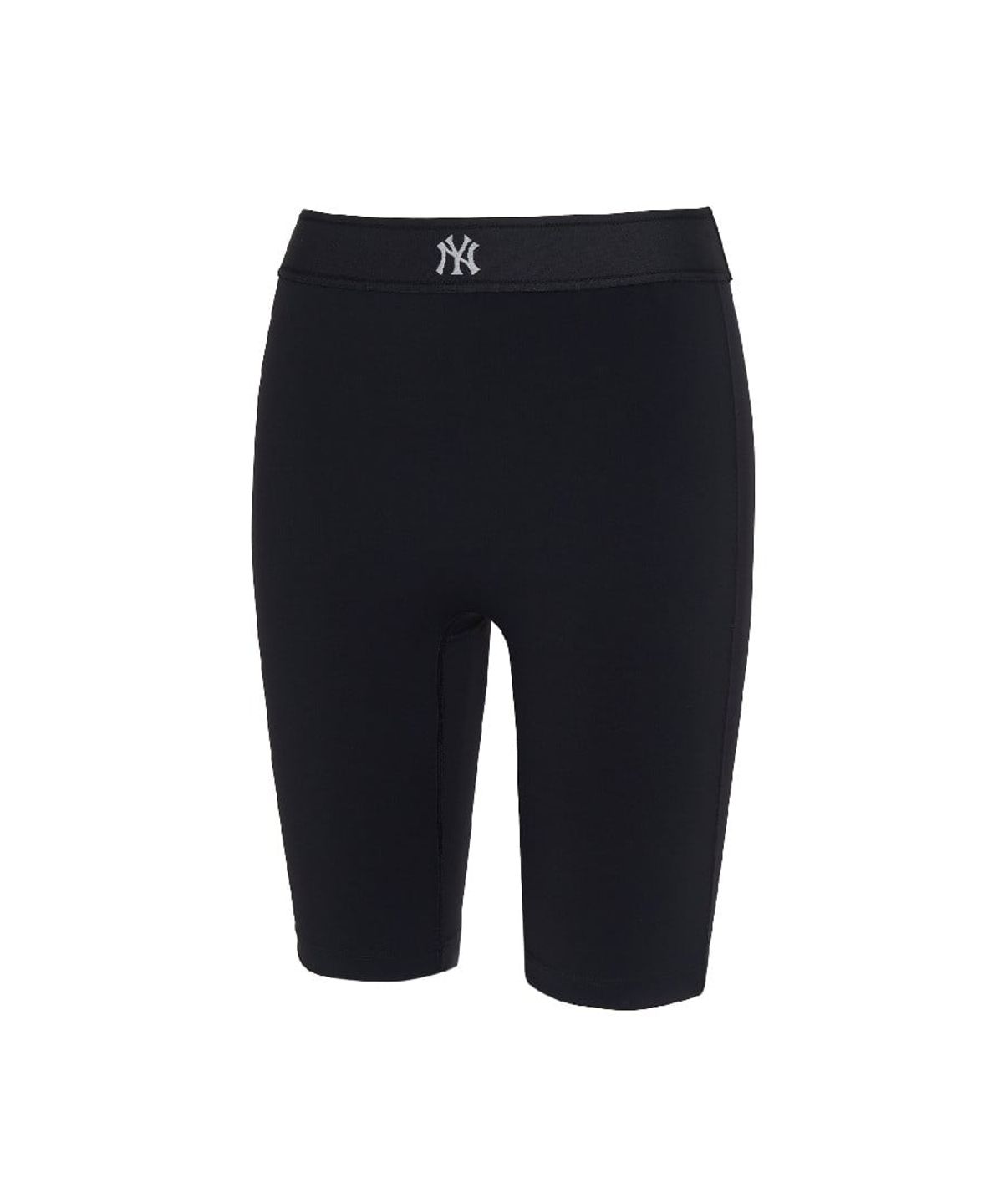 엠엘비(MLB) 여성 베이직 밴드 로고포인트 바이크쇼츠 NY (Black)