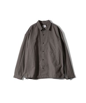 Ripple Typewriter Shirt Jacket Brown