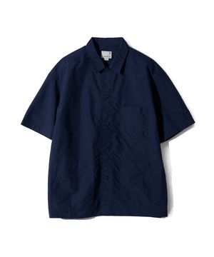 Joshua Small Check Shirt Jacket Navy