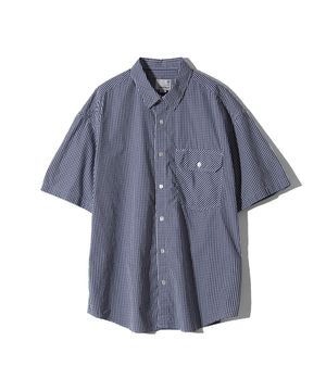 Ophir Gingham Check Shirt Navy