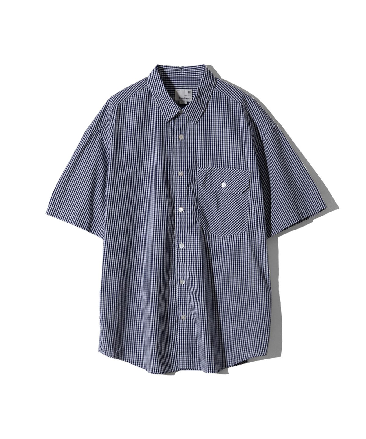 홀리선(HORLISUN) Ophir Gingham Check Shirt Navy