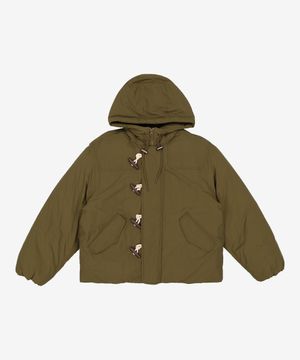 더플 패딩_올리브 M