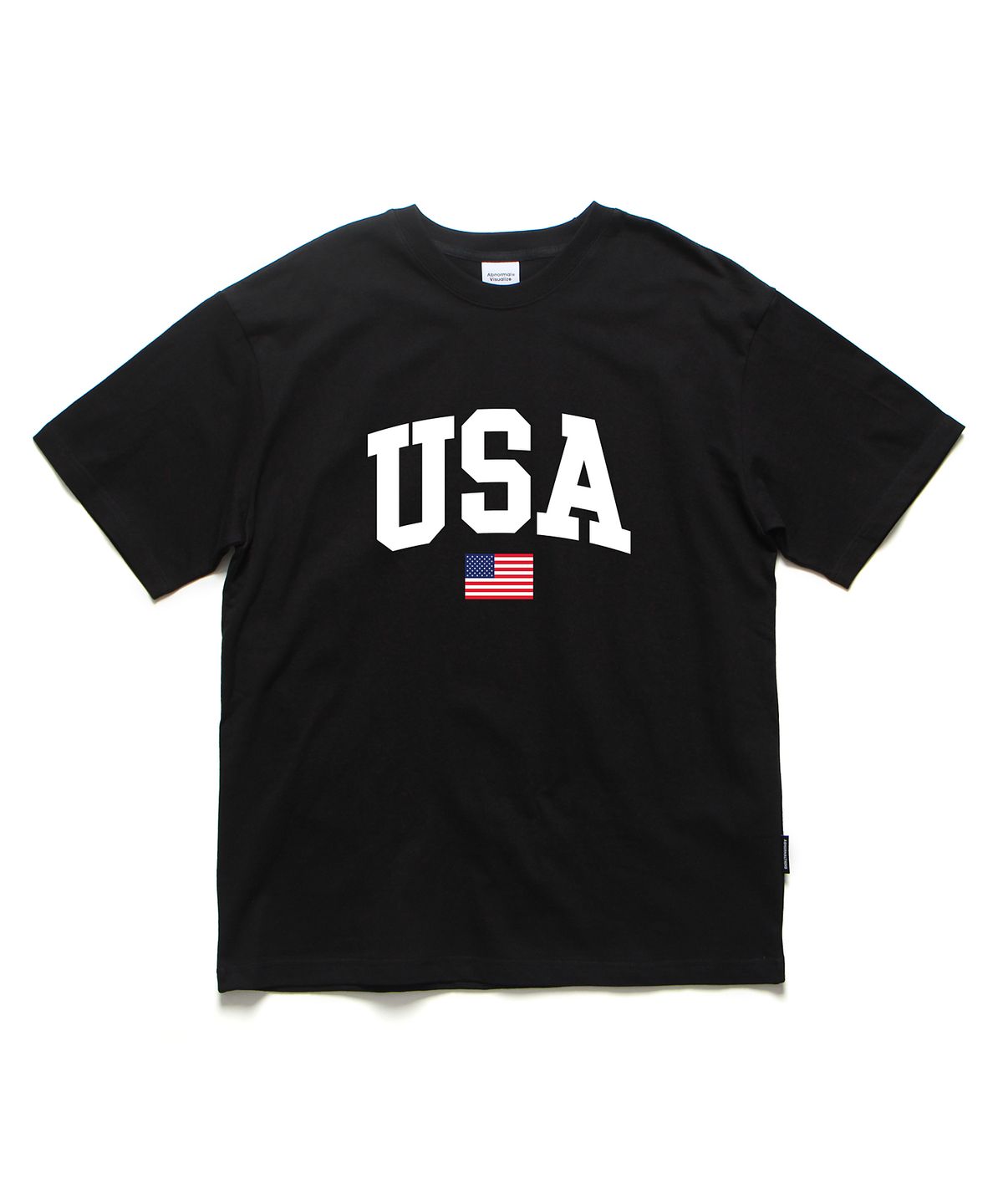앱놀머씽(ABNORMALTHING) US 오버핏 티셔츠 블랙 (US T-SHIRT BLACK)