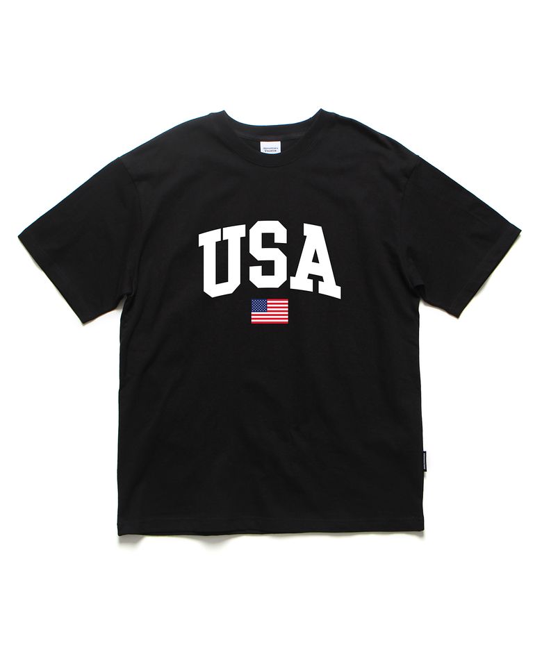 US 오버핏 티셔츠 블랙 (US T-SHIRT BLACK)