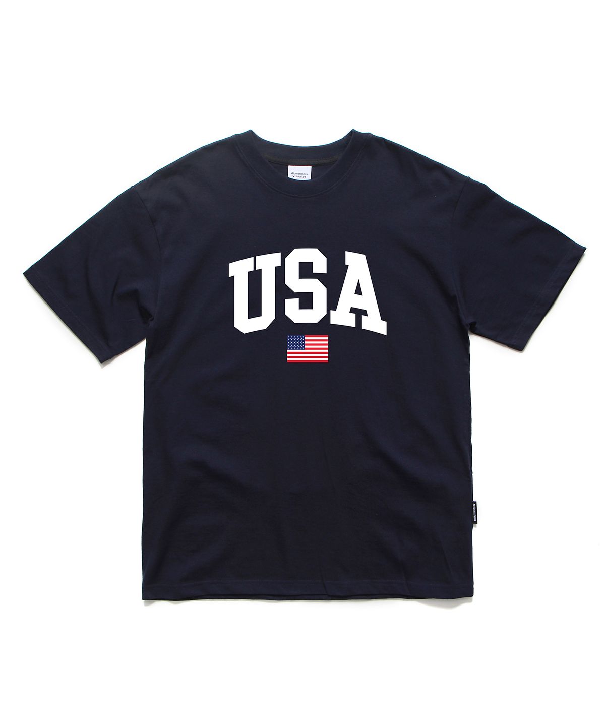 앱놀머씽(ABNORMALTHING) US 오버핏 티셔츠 네이비 (US T-SHIRT NAVY)