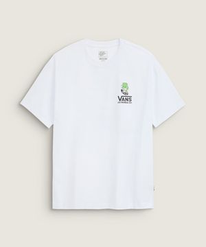 둘리 코리아 크루 반소매 티셔츠 - 화이트 / VN0012PVWHT1