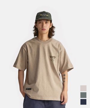 Mud simple logo T shirts Brown