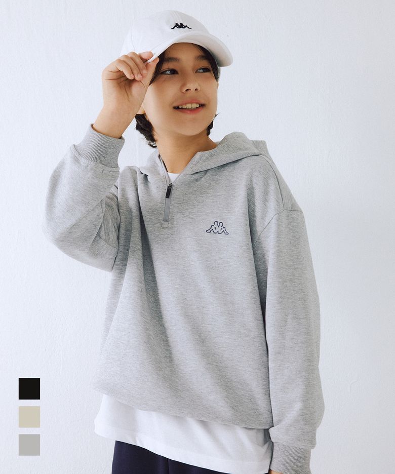 후드 반집업 티셔츠 키즈 3color
