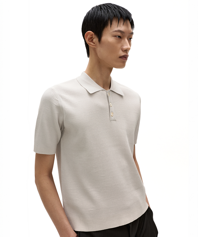 리발트 비스코스 PK 하프 니트 (2 COLOR)
