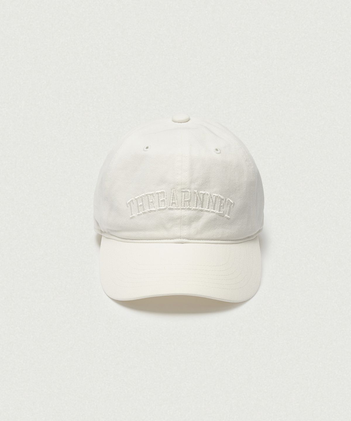 더바넷(THEBARNNET) Capital Logo Ball Cap_White